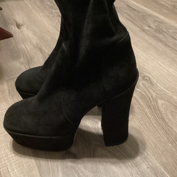 Stuart Weitzman Sky High Platform Sock Boot (NWOT) - Picture 5 of 7